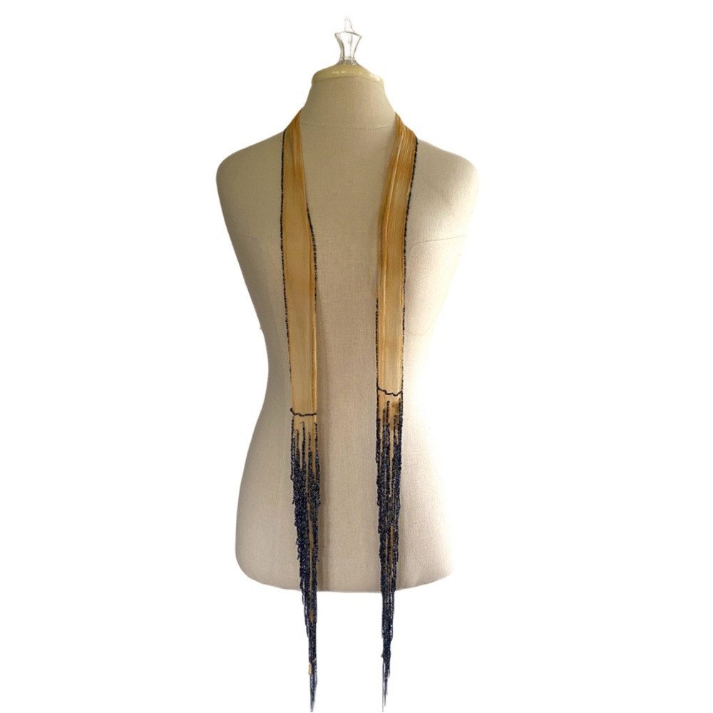 Chan Luu 100% Sulk beaded scarf